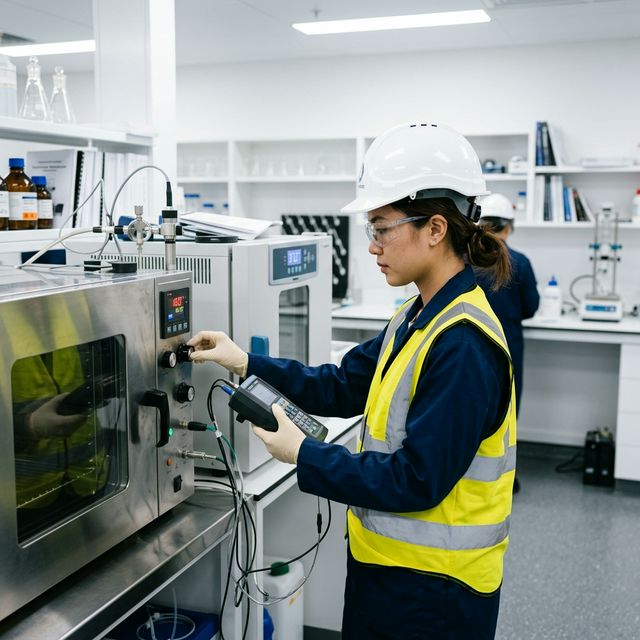 sửa chữa thiết bị phòng lab - hiệu chuẩn tủ ấm tại nhà máy